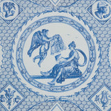 Schumacher Les Scenes Contemporaines Blue Wallpaper