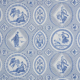 Schumacher Les Scenes Contemporaines Blue Wallpaper