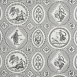 Schumacher Les Scenes Contemporaines Black Wallpaper