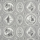 Schumacher Les Scenes Contemporaines Black Wallpaper