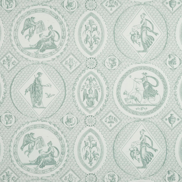 Schumacher Les Scenes Contemporaines Mineral Wallpaper