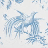 Schumacher Toile De La Prairie Blue Wallpaper