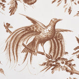 Schumacher Toile De La Prairie Brown Wallpaper