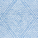 Schumacher Tortola Paperweave Blue Wallpaper