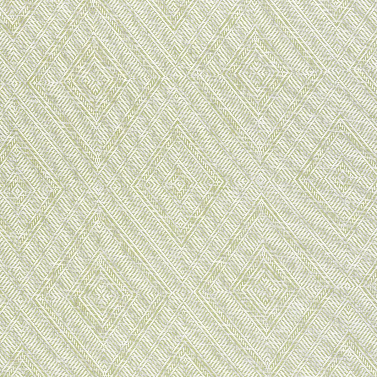 Schumacher Tortola Paperweave Green Wallpaper