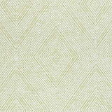 Schumacher Tortola Paperweave Green Wallpaper