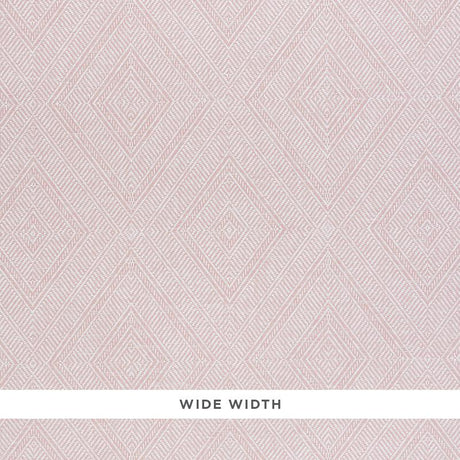 Schumacher Tortola Paperweave Pink Wallpaper