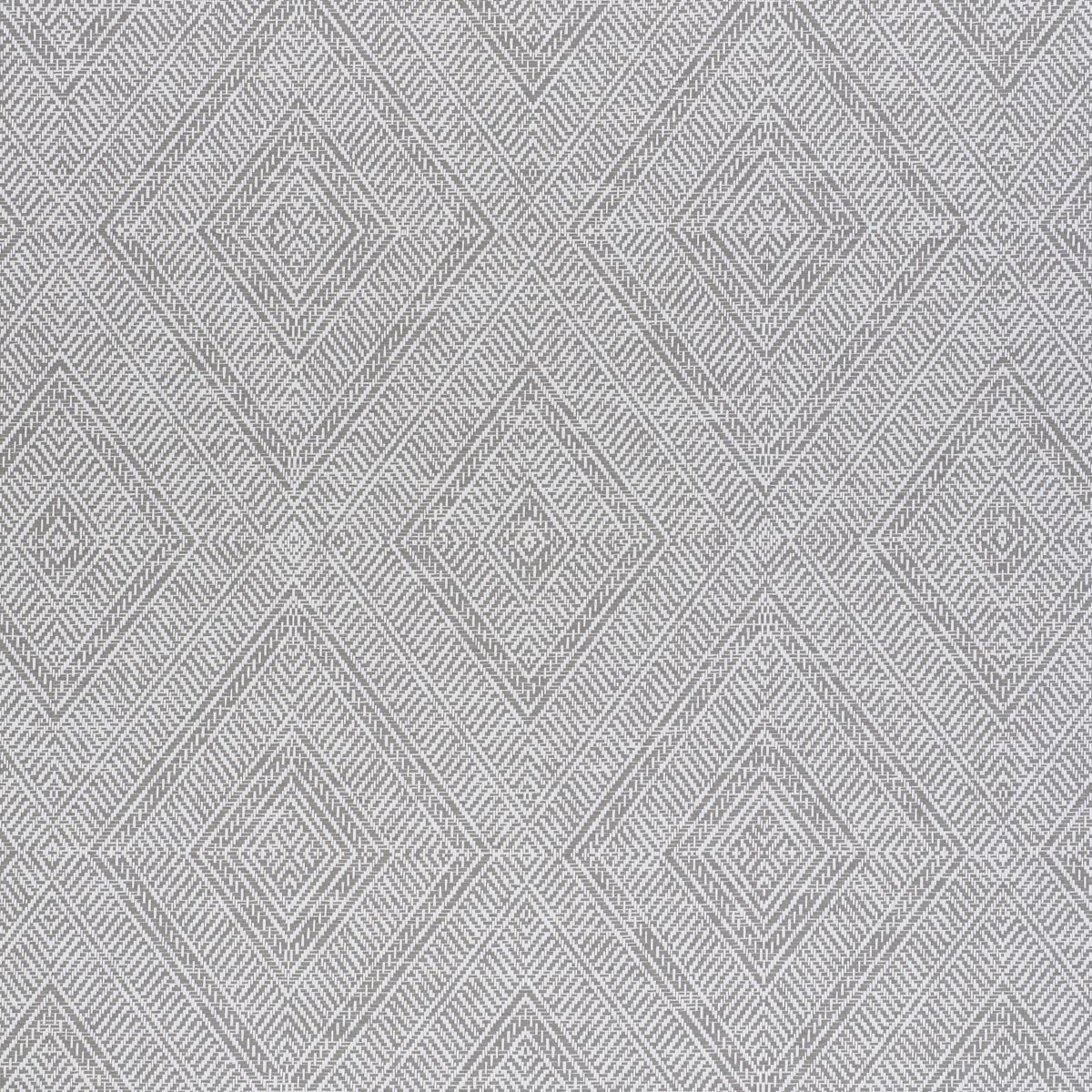Schumacher Tortola Paperweave Grey Wallpaper