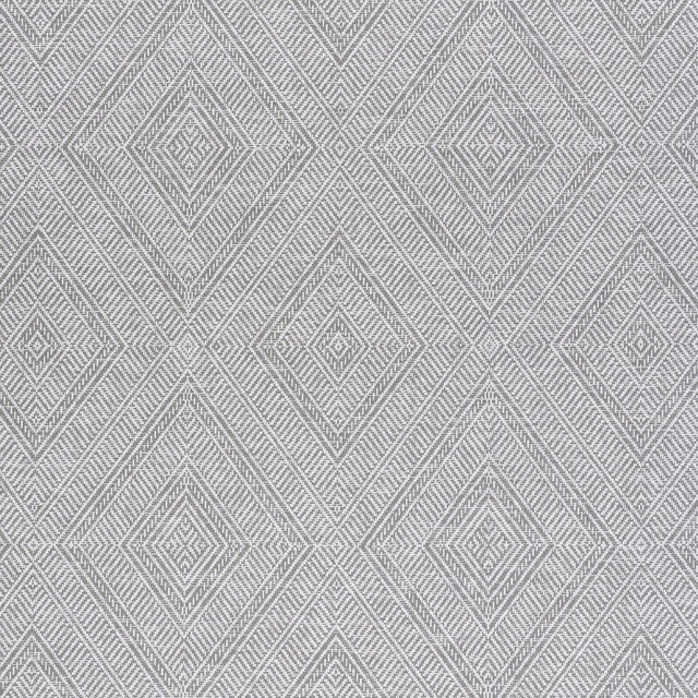 Schumacher Tortola Paperweave Grey Wallpaper