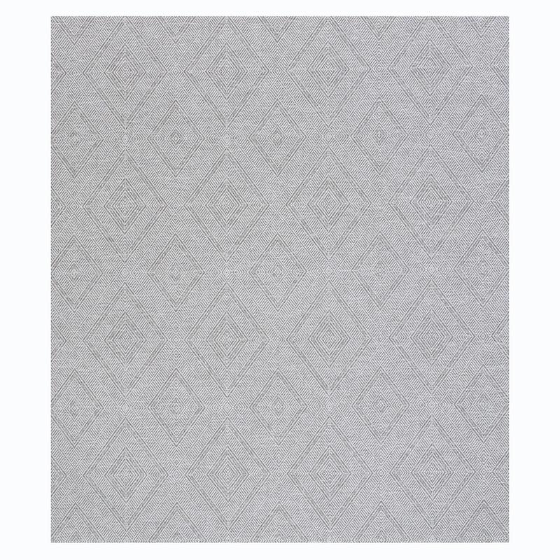 Schumacher Tortola Paperweave Grey Wallpaper
