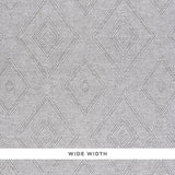 Schumacher Tortola Paperweave Grey Wallpaper