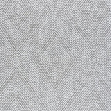 Schumacher Tortola Paperweave Grey Wallpaper