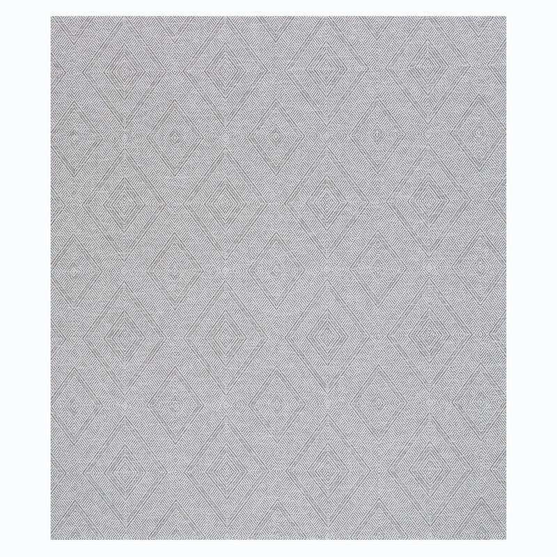 Schumacher Tortola Paperweave Grey Wallpaper