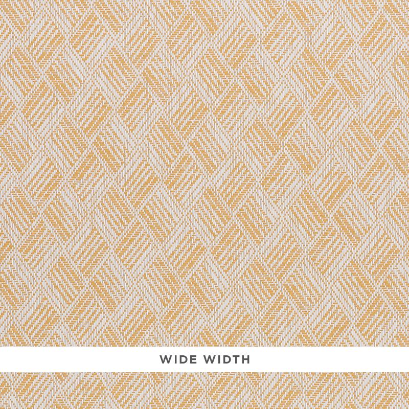 Schumacher Ashberg Paperweave Yellow Wallpaper