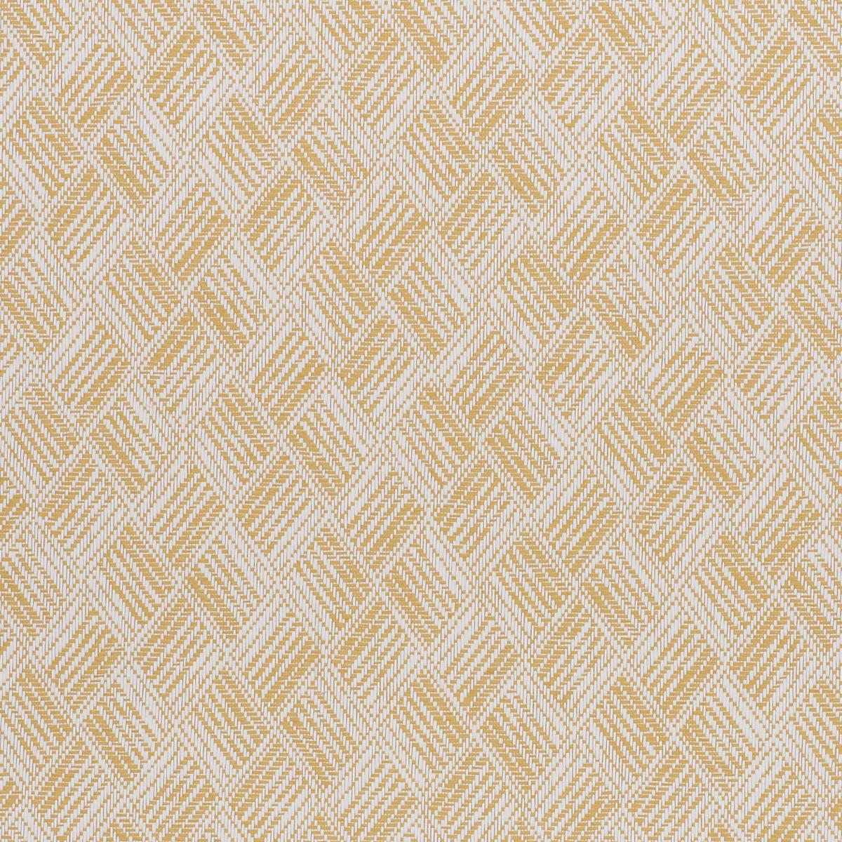 Schumacher Ashberg Paperweave Yellow Wallpaper