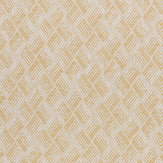 Schumacher Ashberg Paperweave Yellow Wallpaper