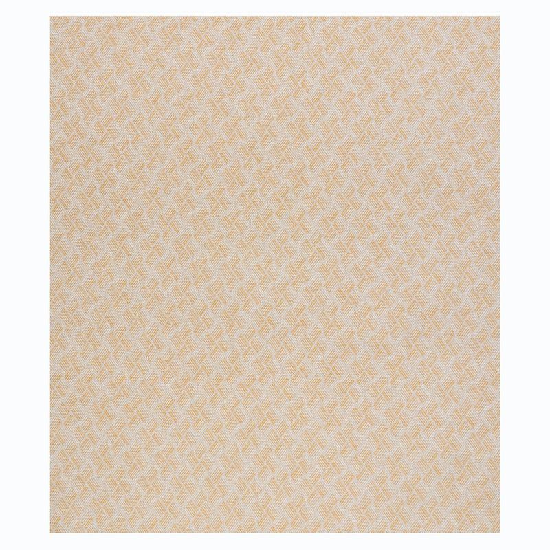 Schumacher Ashberg Paperweave Yellow Wallpaper