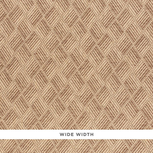 Schumacher Ashberg Paperweave Brown Wallpaper