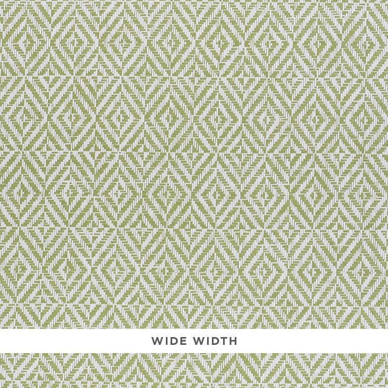 Schumacher Jubilee Paperweave Green Wallpaper
