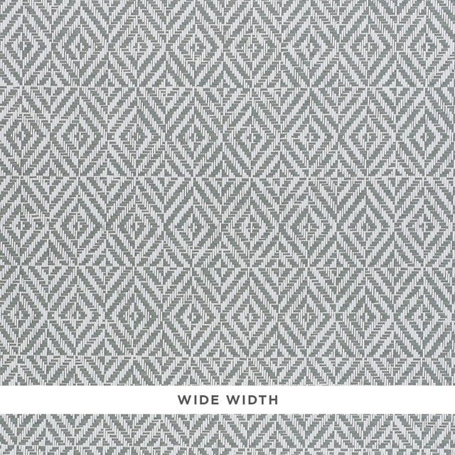 Schumacher Jubilee Paperweave Grey Wallpaper
