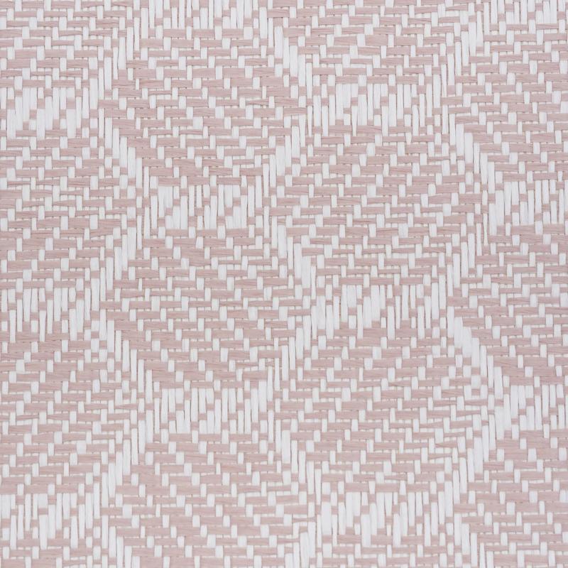 Schumacher Abaco Paperweave Blush Wallpaper