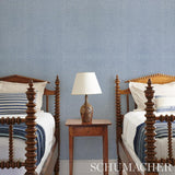 Schumacher Abaco Paperweave Blush Wallpaper