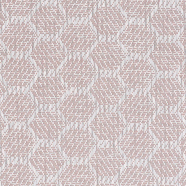 Schumacher Abaco Paperweave Blush Wallpaper