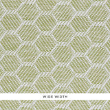 Schumacher Abaco Paperweave Green Wallpaper