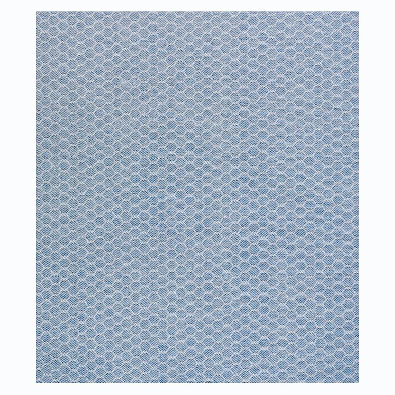 Schumacher Abaco Paperweave Blue Wallpaper