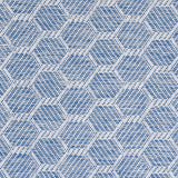 Schumacher Abaco Paperweave Blue Wallpaper