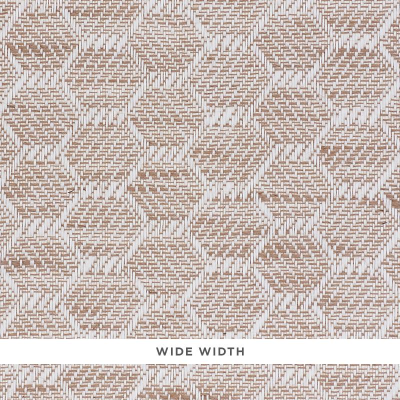 Schumacher Abaco Linen Paperweave Natural Wallpaper