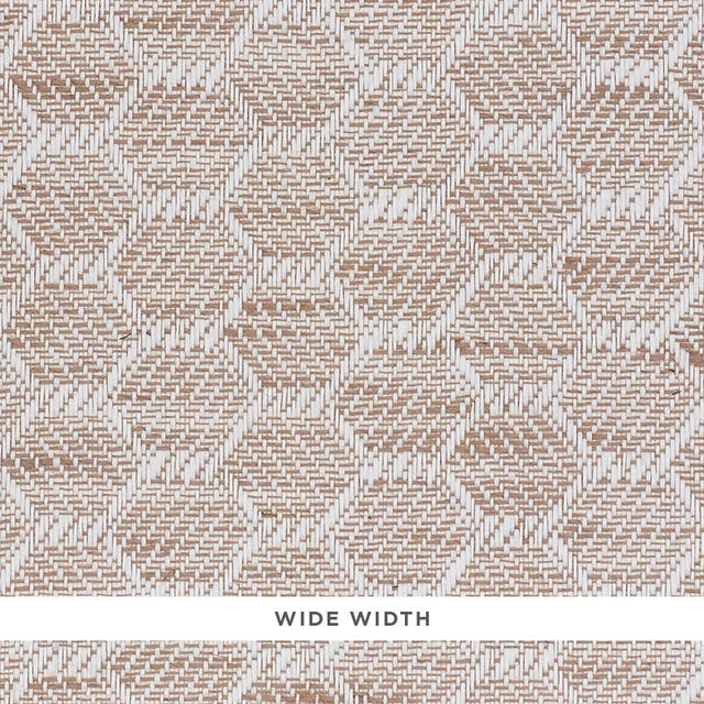 Schumacher Abaco Linen Paperweave Natural Wallpaper
