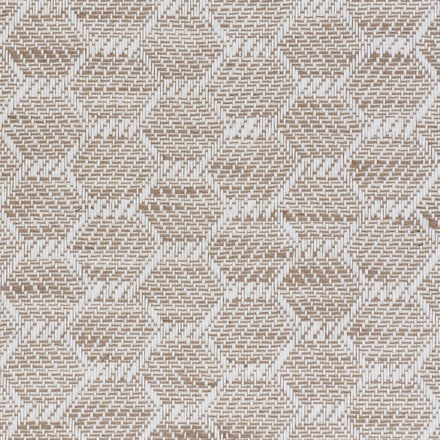 Schumacher Abaco Linen Paperweave Natural Wallpaper