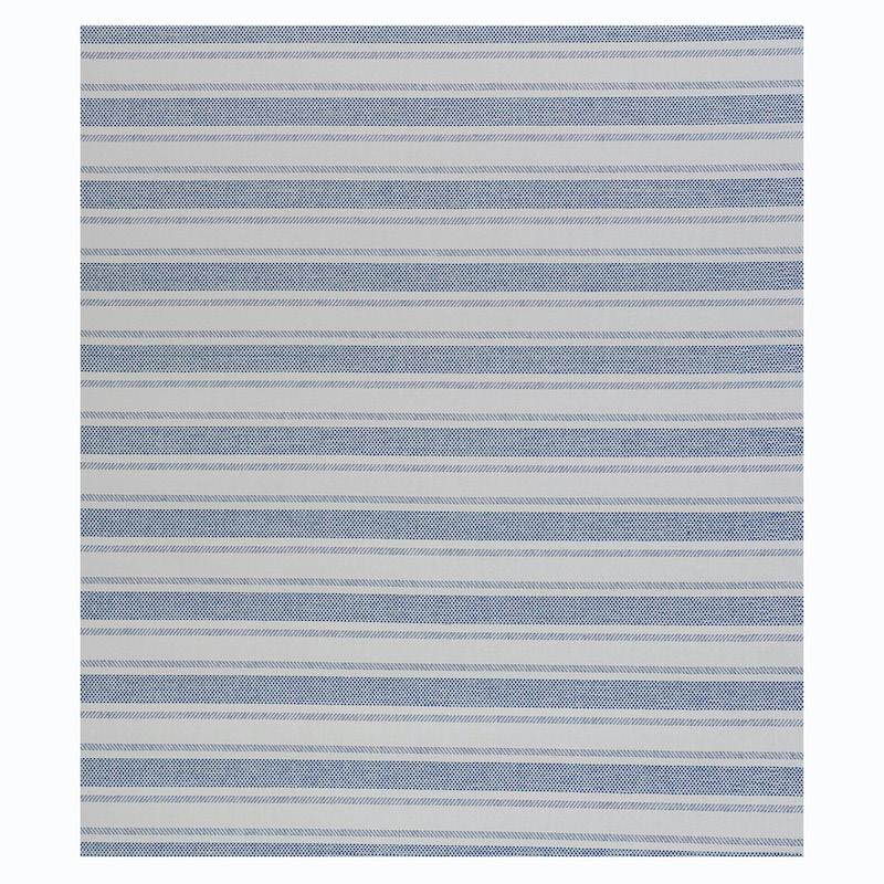 Schumacher Oxnard Paperweave Blue Wallpaper
