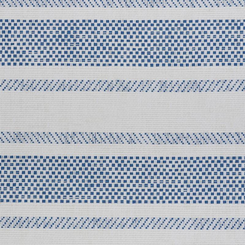 Schumacher Oxnard Paperweave Blue Wallpaper