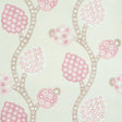 Schumacher Annabel Warp Print Rose Wallpaper