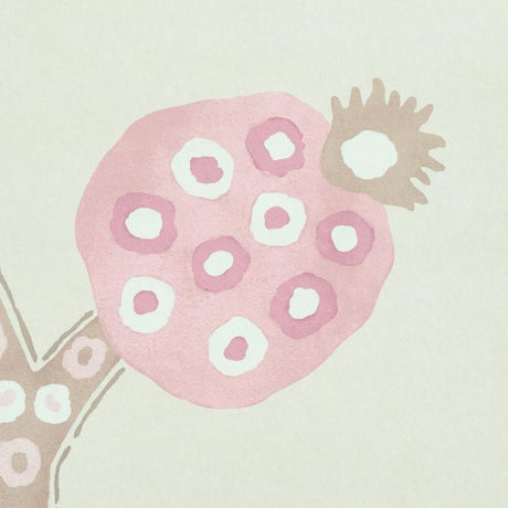 Schumacher Annabel Warp Print Rose Wallpaper