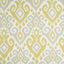 Schumacher Dedra Damask Yellow & Stone Wallpaper