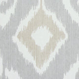 Schumacher Dedra Damask Sand & Grey Wallpaper