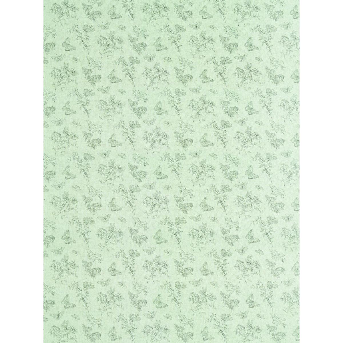 Schumacher Baudin Butterfly Linen Black Wallpaper