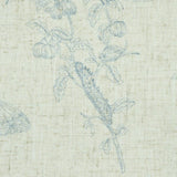 Schumacher Baudin Butterfly Linen Blue Wallpaper
