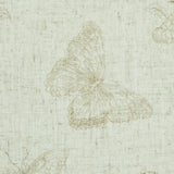 Schumacher Baudin Butterfly Linen Natural Wallpaper