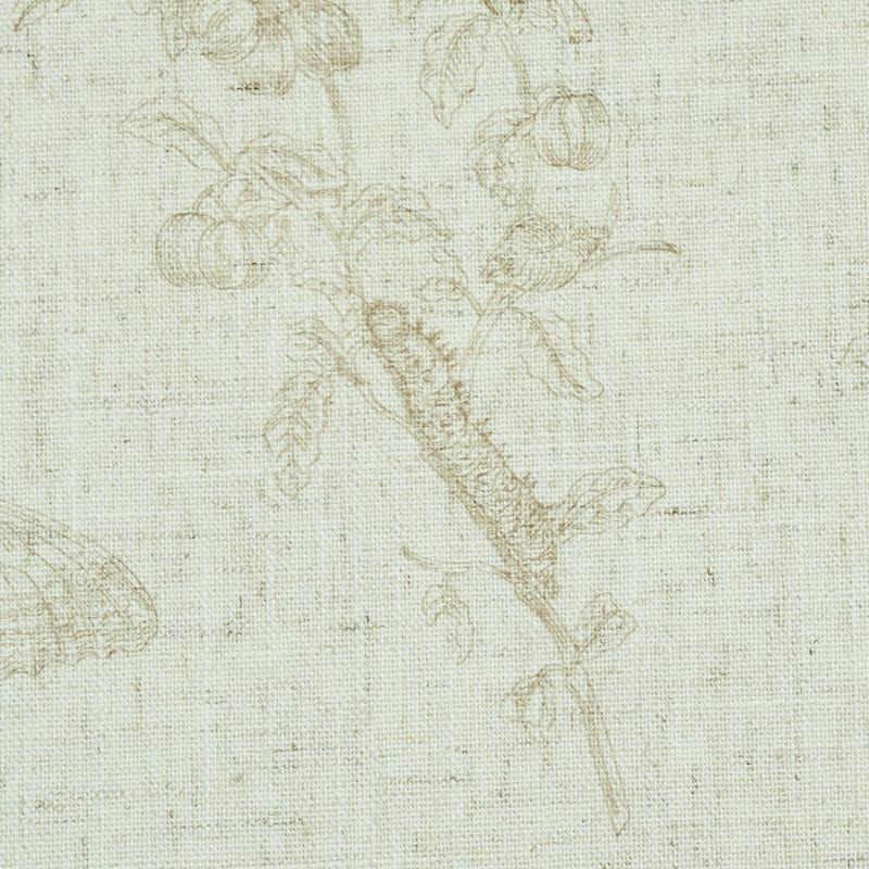 Schumacher Baudin Butterfly Linen Natural Wallpaper