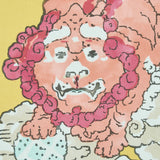 Schumacher Magic Mountain Dragon Yellow Wallpaper