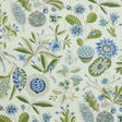 Schumacher Roca Redonda Blue & Ivory Wallpaper