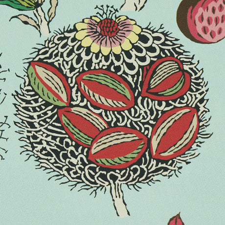 Schumacher Roca Redonda Mineral & Pink Wallpaper