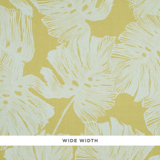 Schumacher Del Coco Yellow Wallpaper