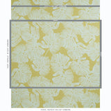 Schumacher Del Coco Yellow Wallpaper