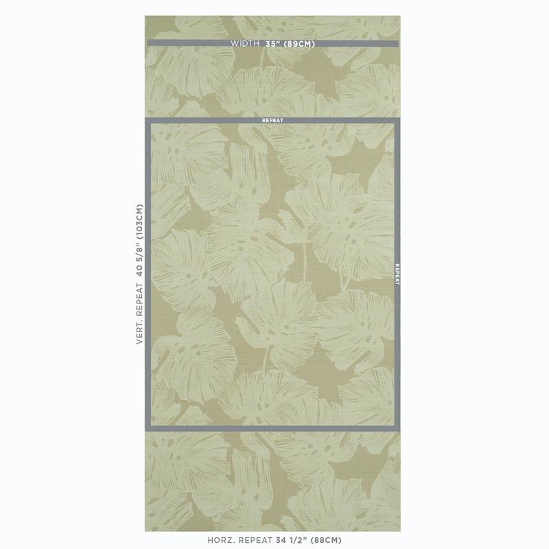 Schumacher Del Coco Sisal Sand Wallpaper