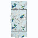 Schumacher Chinoiserie Moderne Blue Wallpaper